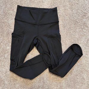Athleta Cropped Black Leggings